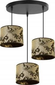 Mennyezeti Lámpa Lógó Csillár Hármas Lámpabúra Arany Nappali Szoba