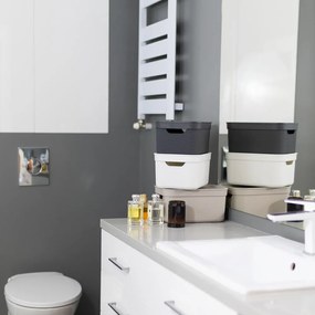 Műanyag tárolódoboz fedéllel Deco - Rotho