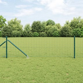 Kerítésoszlopok Cölöppel 7 db Ø32 mm 60 cm Horganyzott Acél