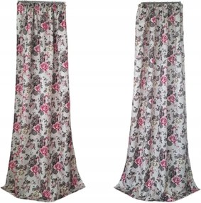 Kész Függöny 140x250 – Virág Motívum