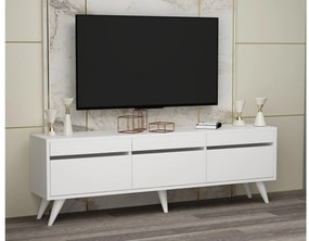 TV asztal/szekrény Siluke (fehér) . Akció -22%. 1095260