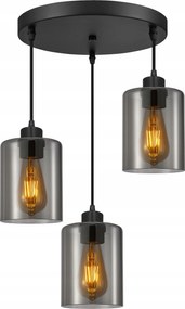 Függő mennyezeti lámpa csillár Plafon Led E27 üveg lámpabúra Glamour