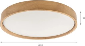 Brilagi - LED dimmelhető mennyezeti lámpa MANAROLA LED/36W/230V 3000–6500K átm. 51 cm + távirányító
