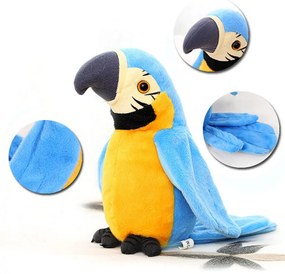Beszélő Plüss Papagáj Plüsspapagáj Legjobb Ajándék Legolcsóbb Szórakoztató Játék