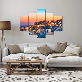 Kép - Santorini alkonyatkor (150x105 cm)