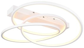 Fehér LED dimmelhető mennyezeti lámpa 49x64 cm Darvin – Trio