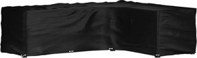 vidaXL L-alakú kerti bútorhuzat 18 fűzőlyukkal 285 x 220 x 80 cm