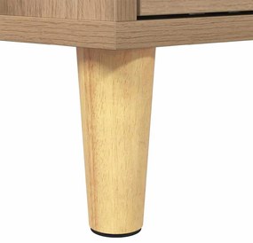TV szekrény fiókkal kézműves tölgy 150 x 30 x 45 cm Faanyag