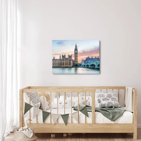 Kép - London pasztell színekben (70x50 cm)