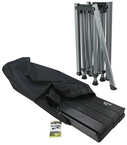 Cattara 13492 Roll Camping összecsukható asztal, 123 x 55 cm