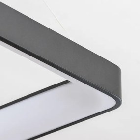 Brilagi - Dimmelhető LED kábeles függeszték FALCON II LED/125W/230V 60x60 cm fekete +távirányító