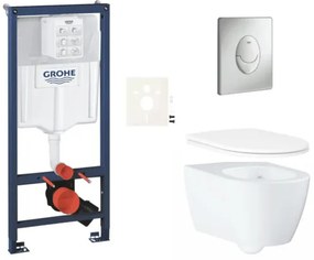Falra akasztható WC szett világos falakhoz / falra szerelhető GROHE Essence SIKOGRSESSAP00