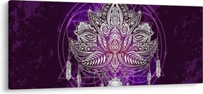 Kép - lótusz (120x50 cm)