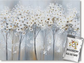 Fotótapéta Flizelina Absztrakt Kert Fák Virágok Tavasz 312x219 ragasztó