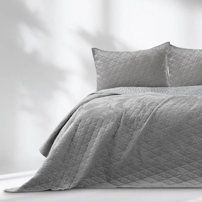 Laila Silver világosszürke ágytakaró, 260 x 240 cm - AmeliaHome