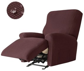 Relax Fotel Huzat (enyhén vízlepergető, 1 üléses, barna, rugalmas)