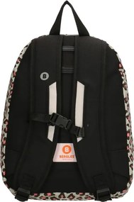 Bézs vízálló iskolai hátizsák „Leo Pink”