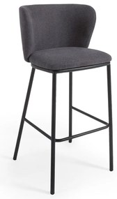 Sötétszürke bárszék 102 cm Ciselia – Kave Home