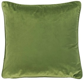 Velvety sötétzöld díszpárna, 45 x 45 cm - Tiseco Home Studio