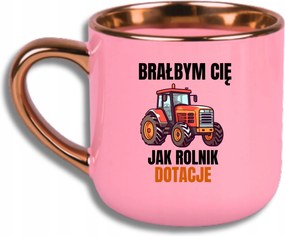 Bögre Rózsaszín Elegáns Nagy Vicces Ajándék Elfogadnálak, Mint Egy Farmer