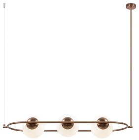 Maytoni MOD221PL-03BS - Csillár rúdon ERICH 3xE14/40W/230V réz