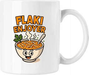 Bögre Flaki Enjoyer Vicces Fehér 330ml