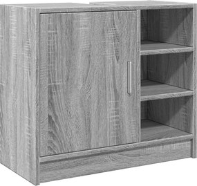 vidaXL szürke sonoma színű szerelt fa mosdószekrény 63 x 29 x 55 cm