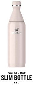 Világos rózsaszín rozsdamentes acél ivópalack 600 ml All Day Slim – Stanley