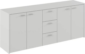 Kombinált komód, fehér, HUGOS 180