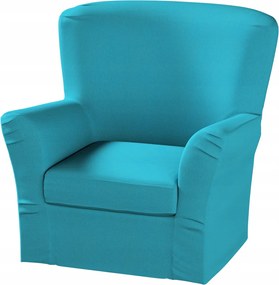 Dekoria Tomelilla magas fotelhuzat Ikea könyvjelzőkkel kék