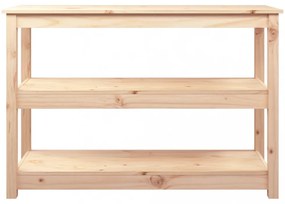 tömör fenyőfa tálalóasztal 110x40x74 cm