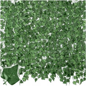 Mesterséges Borostyán Falikép Erkély Füzér Mesterséges Levelek x24 db 54 M