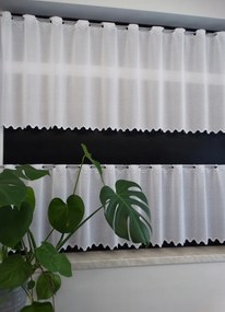 Mg Irigység Esőztető jacquard sűrű 41018 fehér 300x50CM M