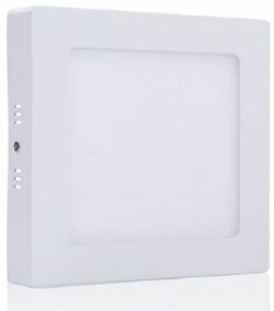 MasterLED Vészvilágítóval ellátott, 18 W-os falon kívüli, natúr fehér, négyzet alakú, LED-es mennyezetlámpa