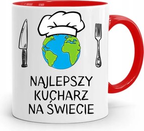 Piros Bögre A Legjobb Szakácsnak, fényképes nyomtatással