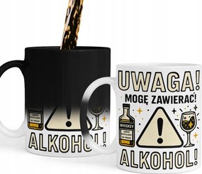 Bögre Mágikus Figyelem Alkohol Vicces Bögrék Ajándék Szöveg