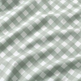 Goldea pamut reggeliző alátét - zsálya színű kockás - 2db 30 x 40 cm