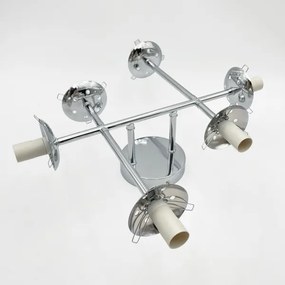 Brilagi - Felületre szerelhető csillár MALONY 6xE14/20W/230V fényes króm
