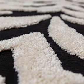 Fekete-fehér szőnyeg 160x230 cm Esra Zebra – Flair Rugs