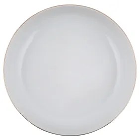 24 darabos porcelán étkészlet, fehér/arany