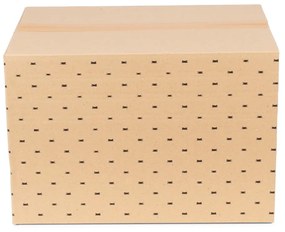 Teddy 2 db-os bézs tárolódoboz szett, 42 x 30 cm - Compactor