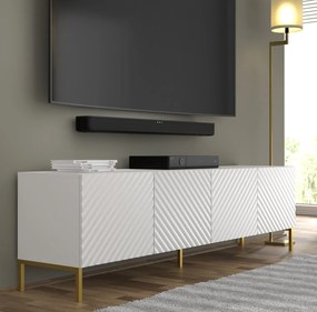 TV asztal/szekrény Surfy 4D (fehér). 1057587