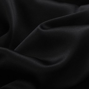 Goldea sötétítő függöny blackout szatén fényű - fekete színű 270x180 cm