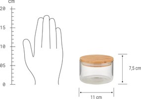 WOODLOCK üveg tároló, 550 ml