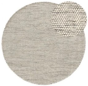 Gyapjú szőnyeg Rocco bézs/fekete ¸ 200 cm kerek