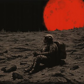 Poszter 50x50cm Magány az űrben