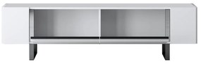 TV szekrény Yildiz - White, Silver
