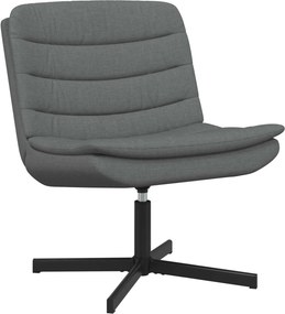 vidaXL Forgószék Sötétszürke 63 x 75 x 76 cm szövet