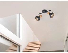 Matt fekete spotlámpa ø 10 cm Latika – Trio