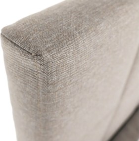 Boxspring típusú ágy 160x200, szürkésbarna taupe, FERATA TV KOMFORT